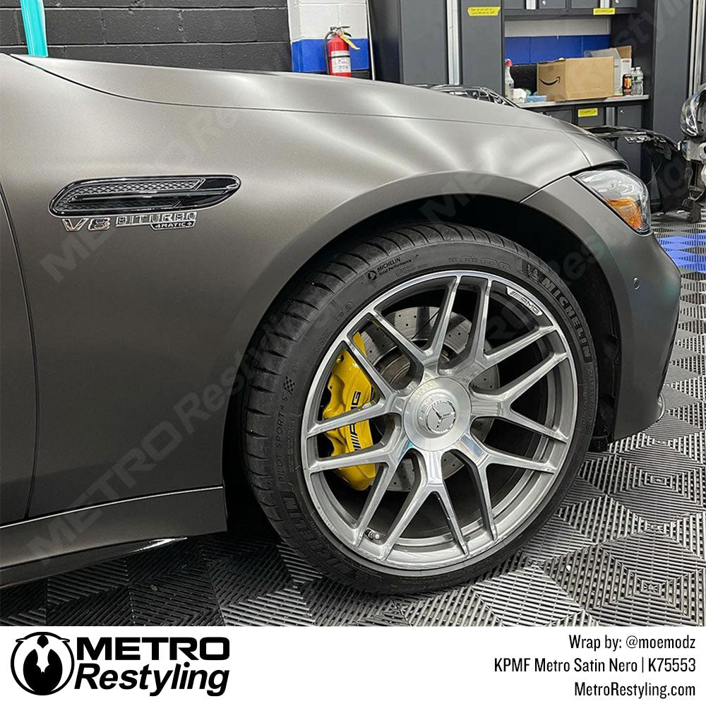 Metro Satin Nero Vinyl Wrap
