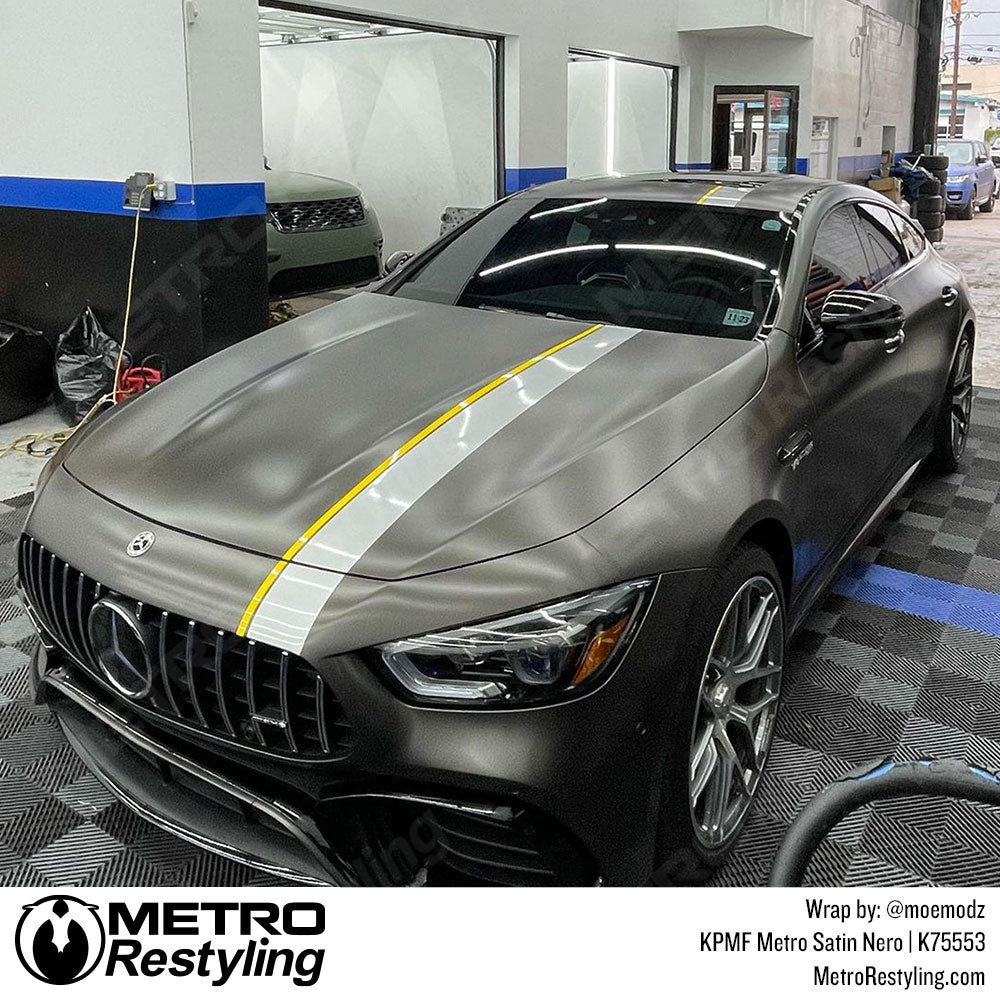 Metro Satin Nero Vinyl Wrap