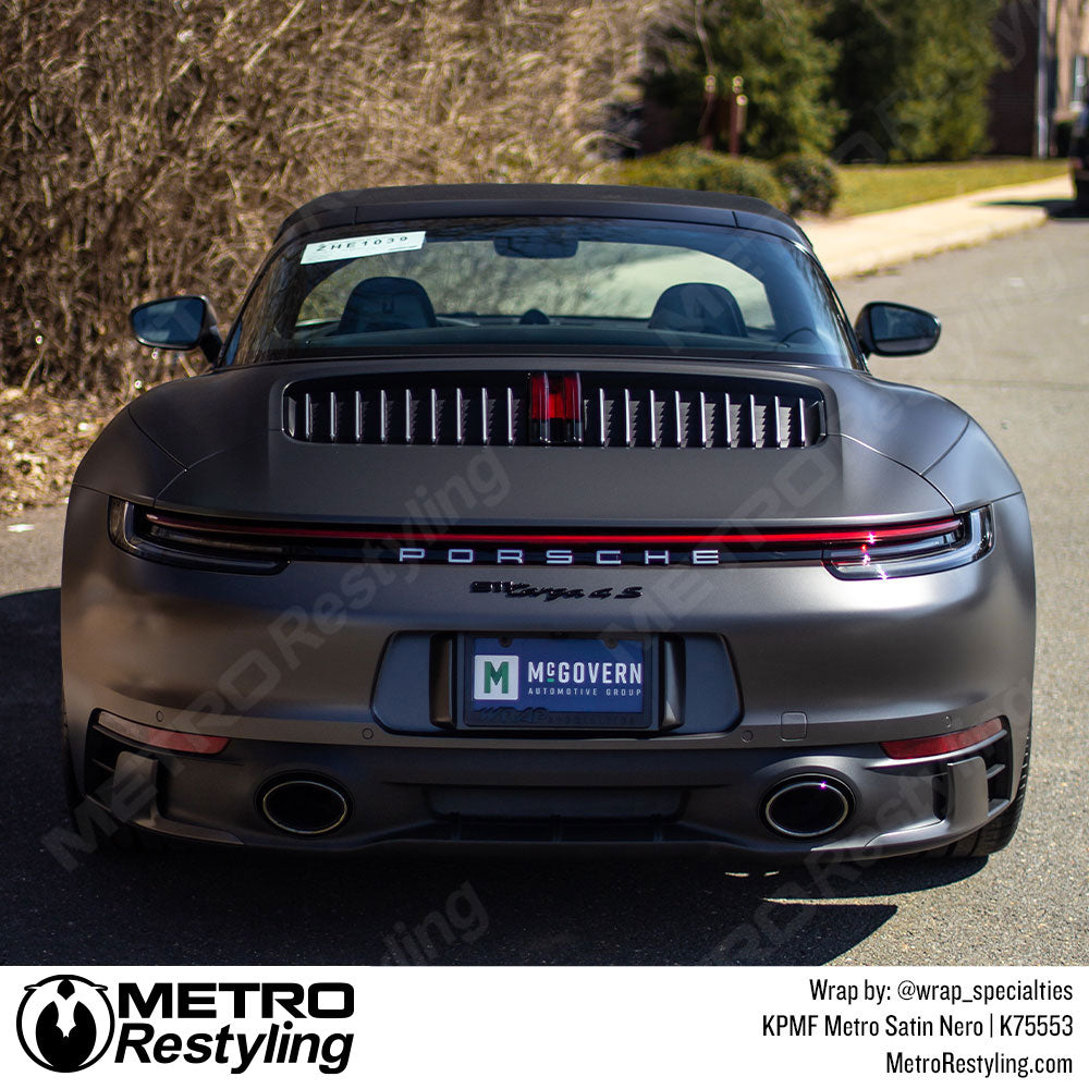 Metro Satin Nero Vinyl Wrap