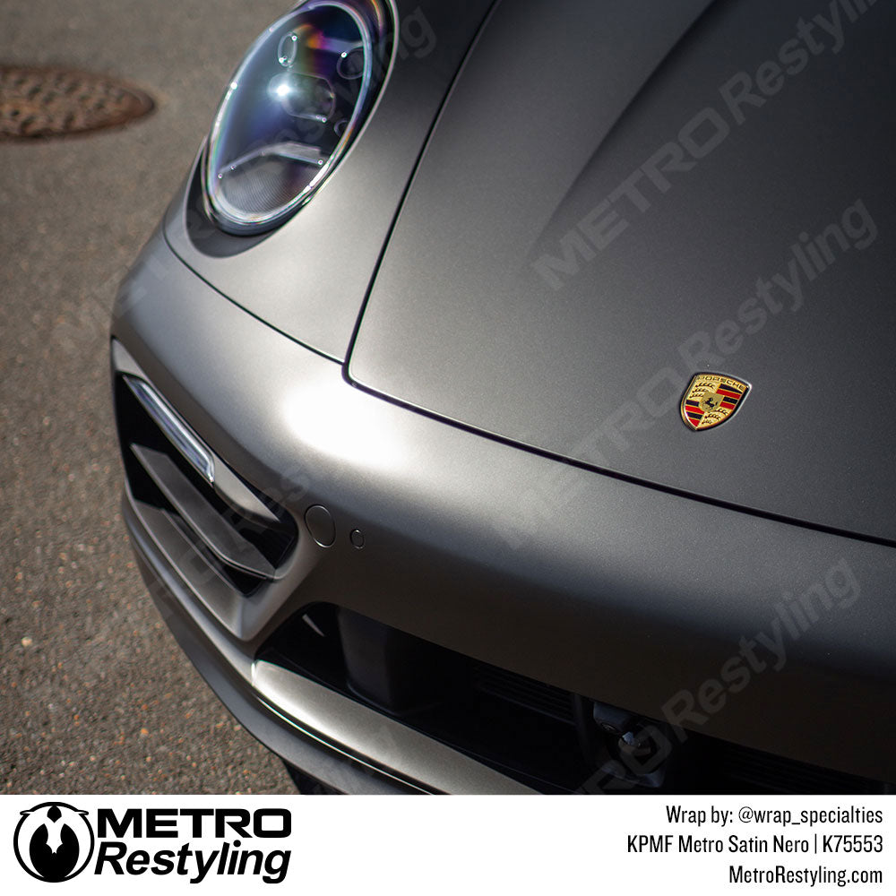 Metro Satin Nero Vinyl Wrap