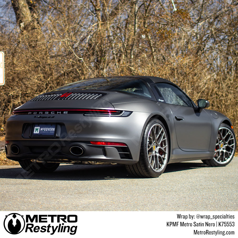 Metro Satin Nero Vinyl Wrap