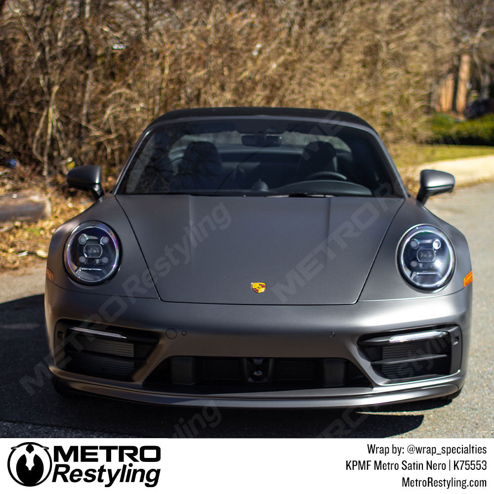 Metro Satin Nero Vinyl Wrap