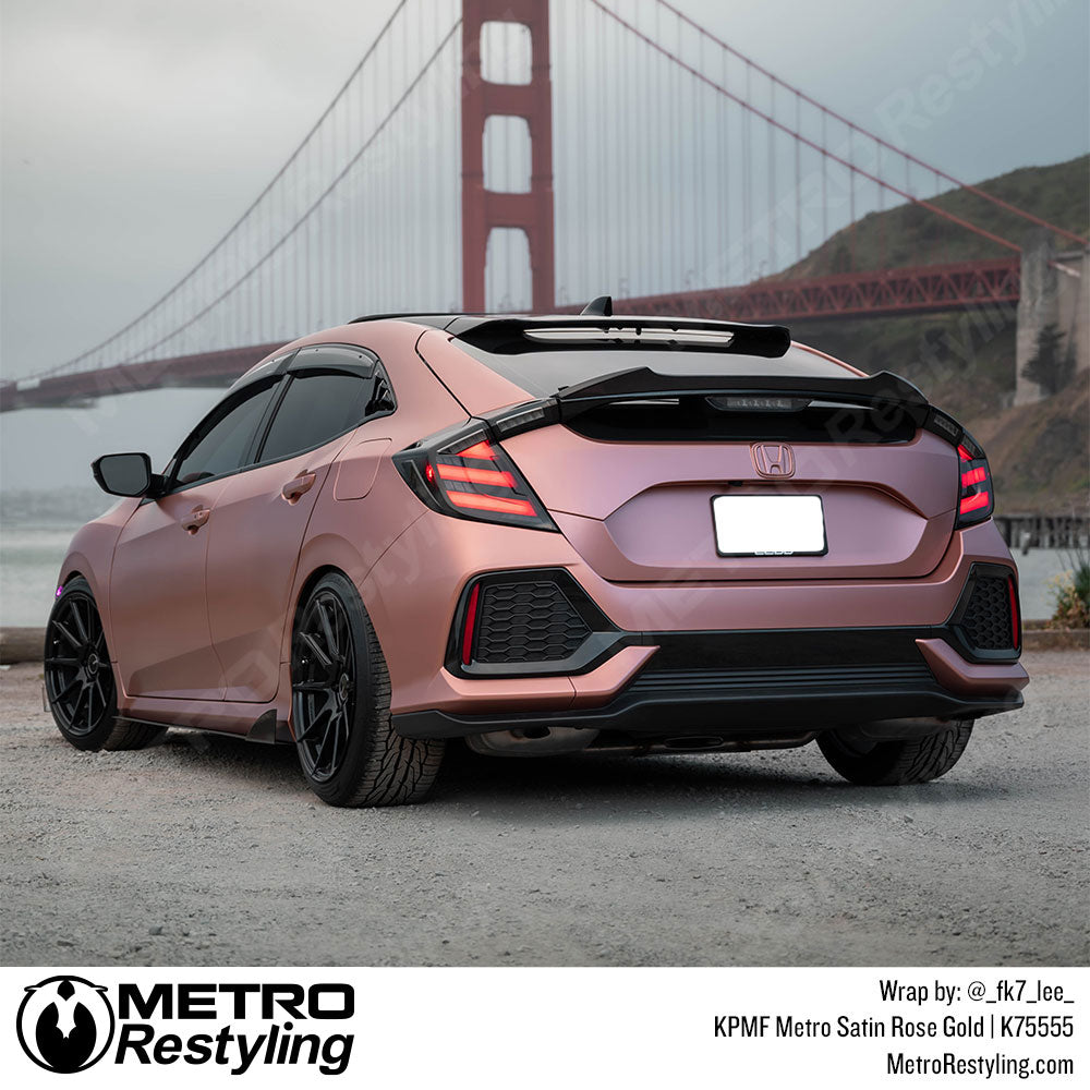 Metro Satin Rose Gold Honda Wrap