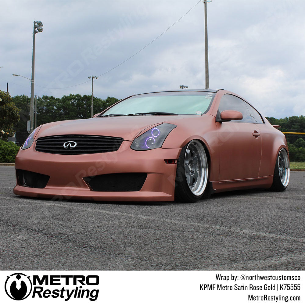 Metro Satin Rose Gold Lexus Wrap