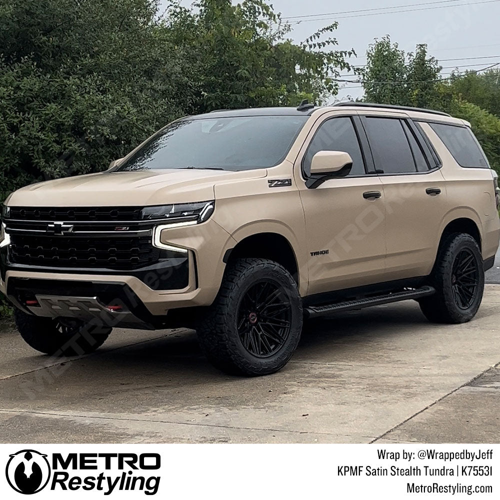 Satin Stealth Tundra Chevy Wrap