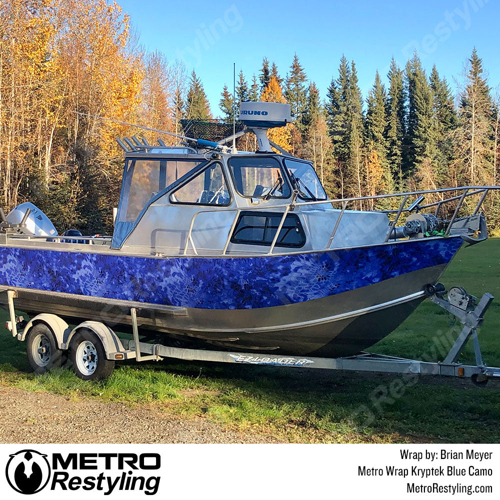 Kryptek Blue Camo Wrap