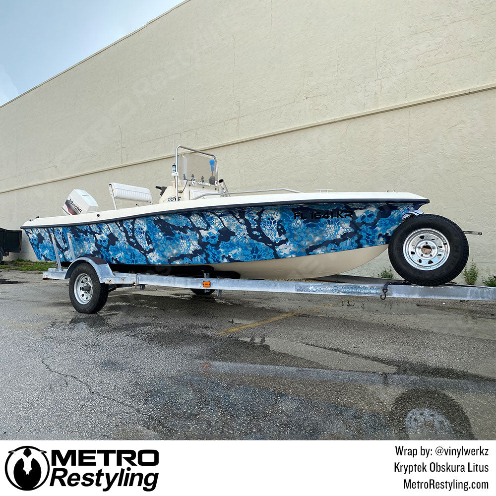 Kryptek Boat Wrap