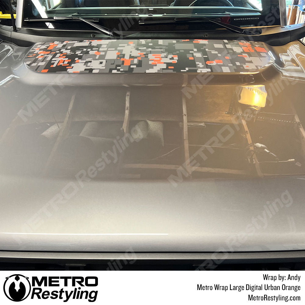 Digital Urban Orange Vinyl