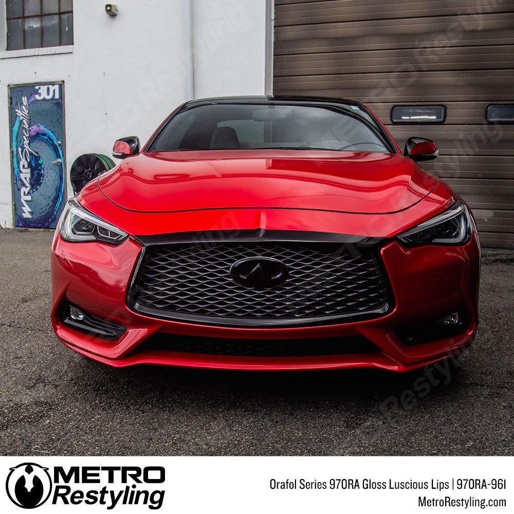 Glossy Red Infiniti Wrap