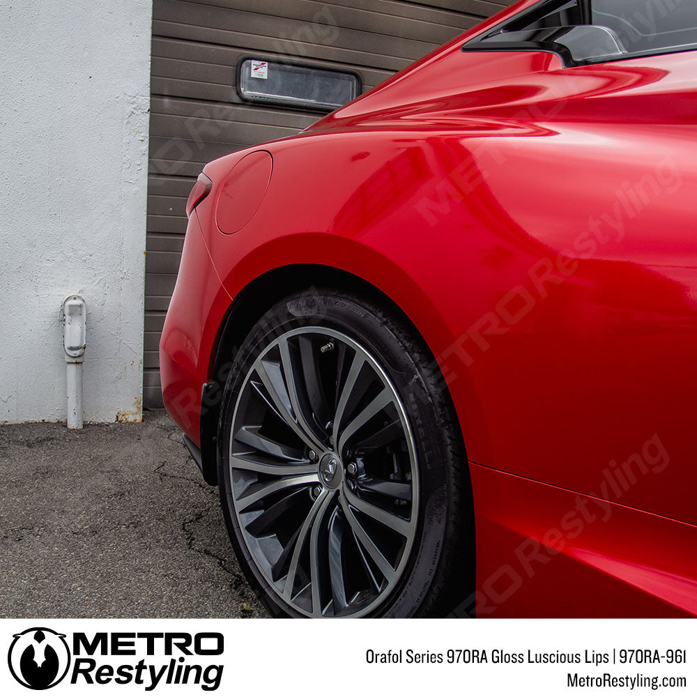 Shiny Red Vinyl Wrap