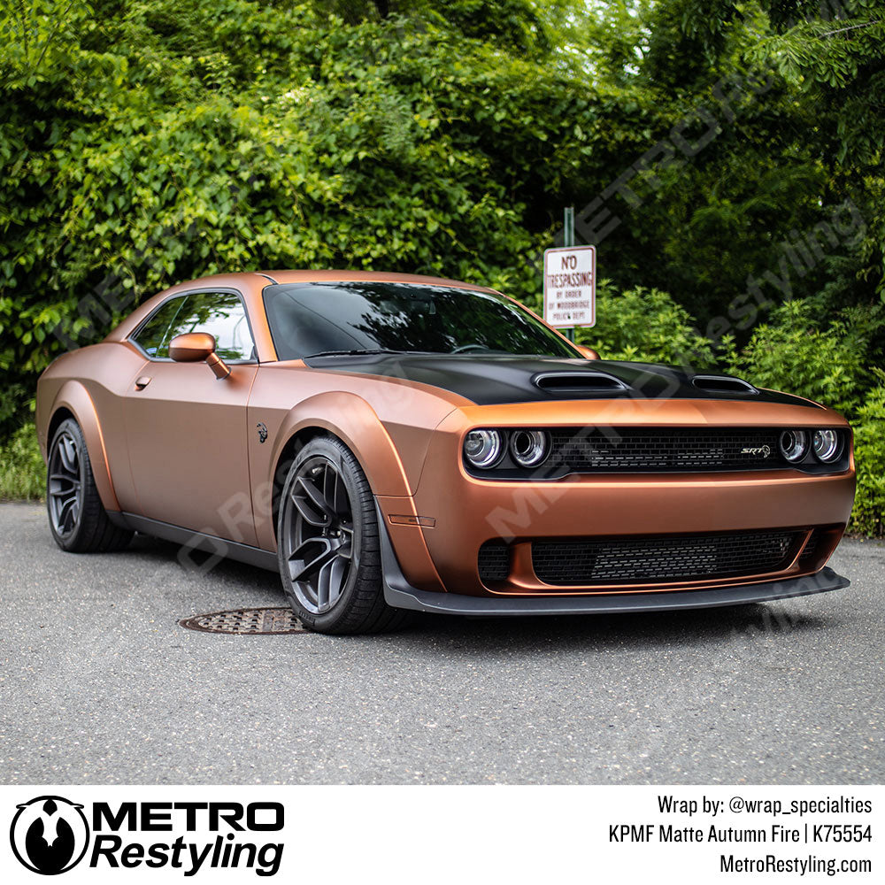 Autumn dodge challenger wrap