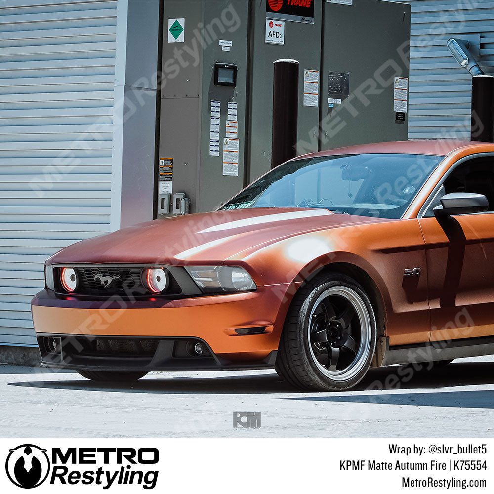 Bronze Mustang Wrap