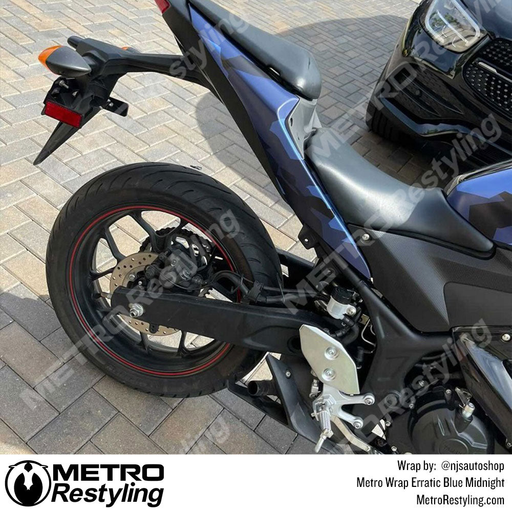 Metro Wrap Erratic Blue Midnight Camo
