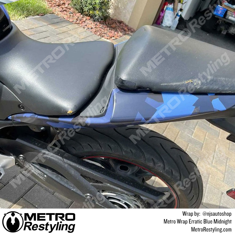 Metro Wrap Erratic Blue Midnight Camo