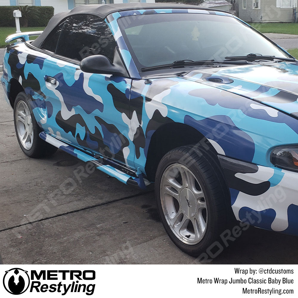 Metro Wrap Jumbo Classic Baby Blue