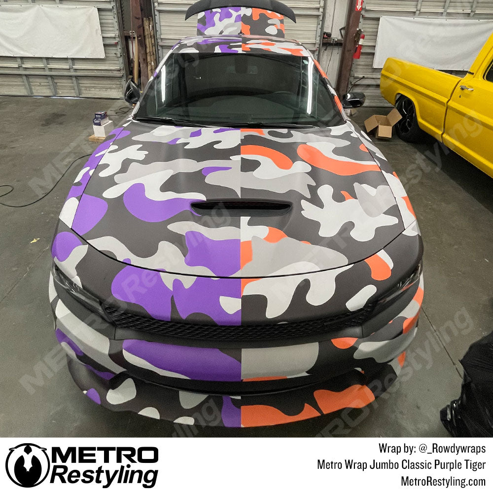 Jumbo Orange Vinyl Wrap