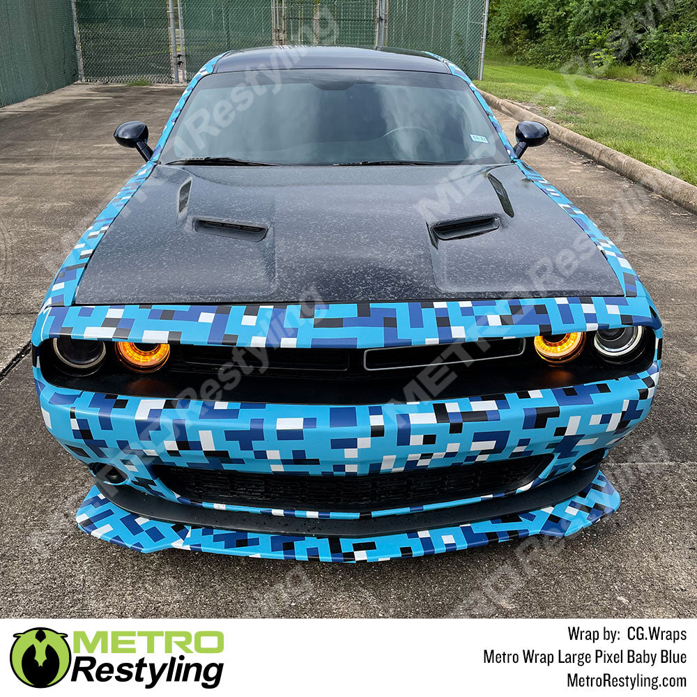 large digital baby blue