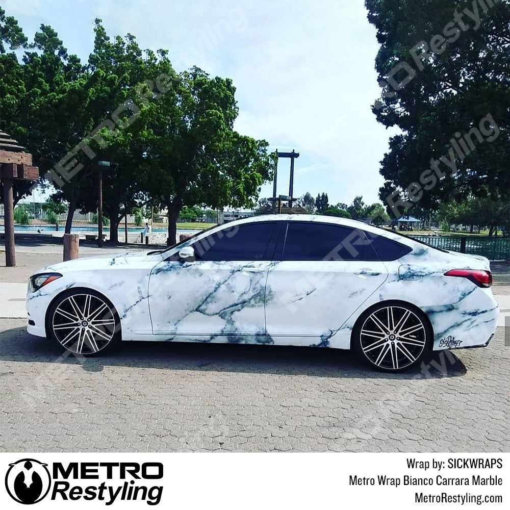 Metro Wrap Bianco Carrara Marble bentley