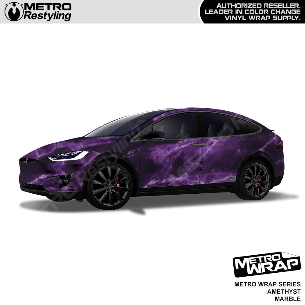 Metro Wrap Amethyst Marble Vinyl Film