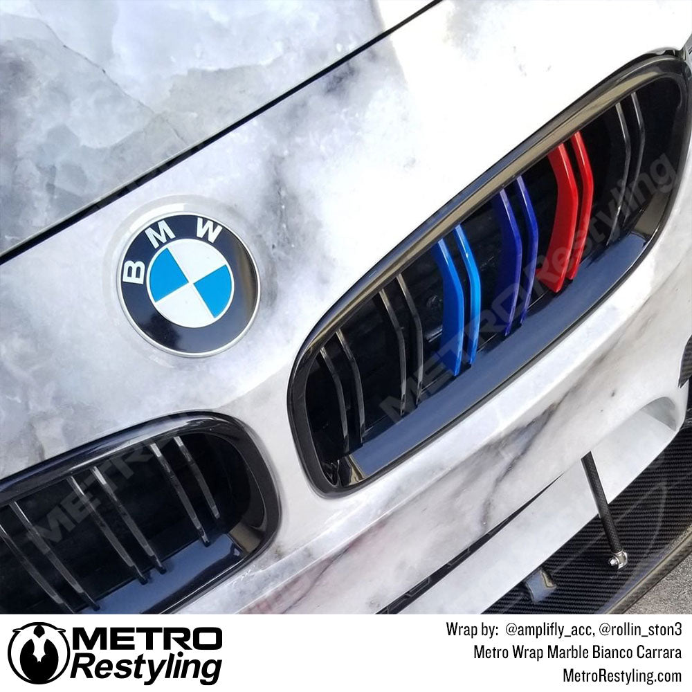 Marble Bianco BMW Wrap