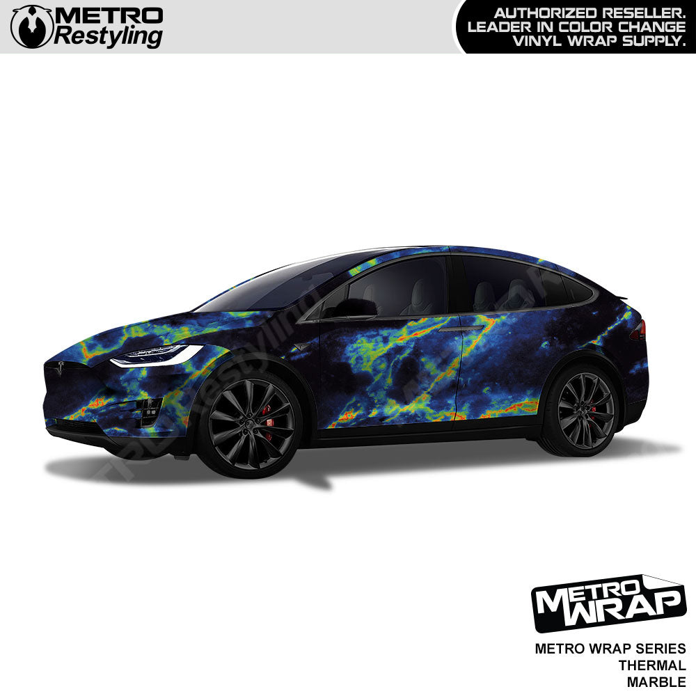 Metro Wrap Thermal Marble Vinyl Film