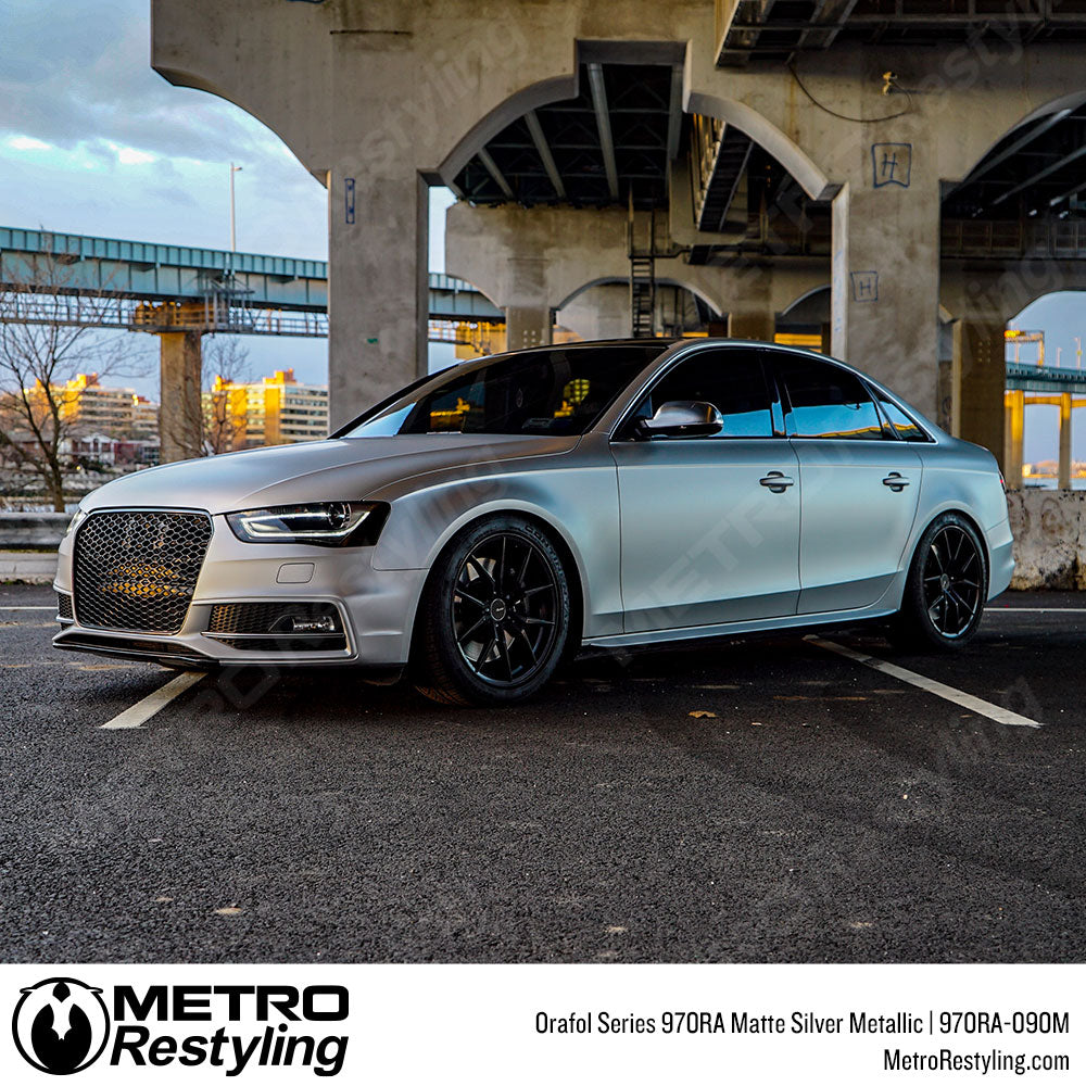 Silver Metallic Vinyl Wrap
