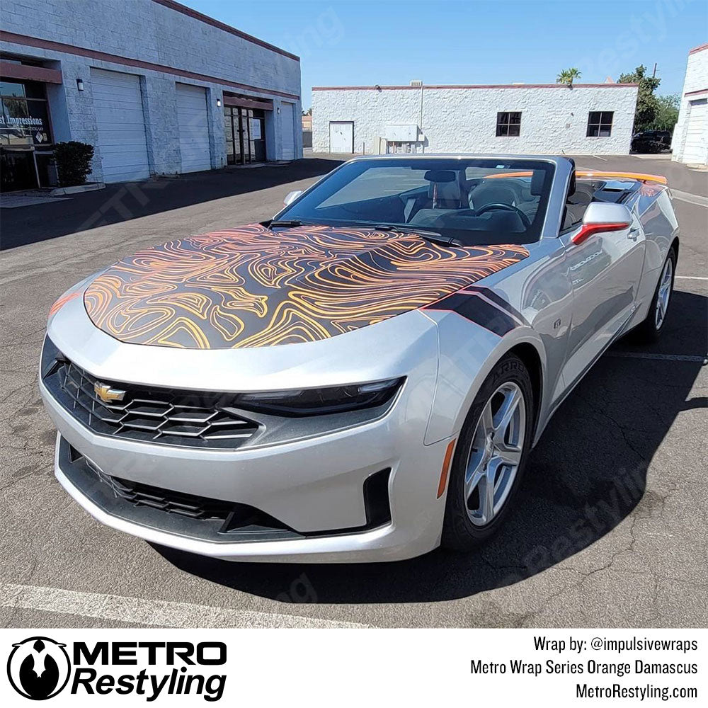 Metro Wrap Damascus Orange Camouflage