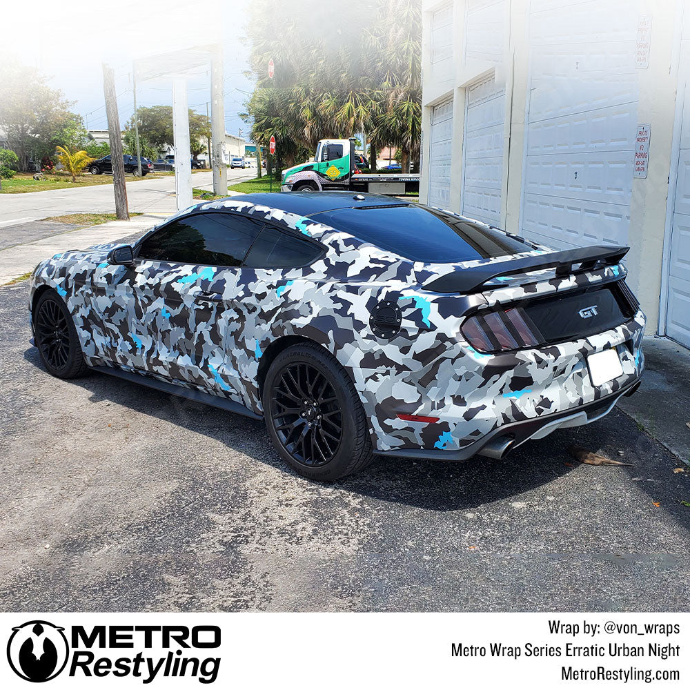 Metro Wrap Erratic Urban Night Camouflage GT wrap