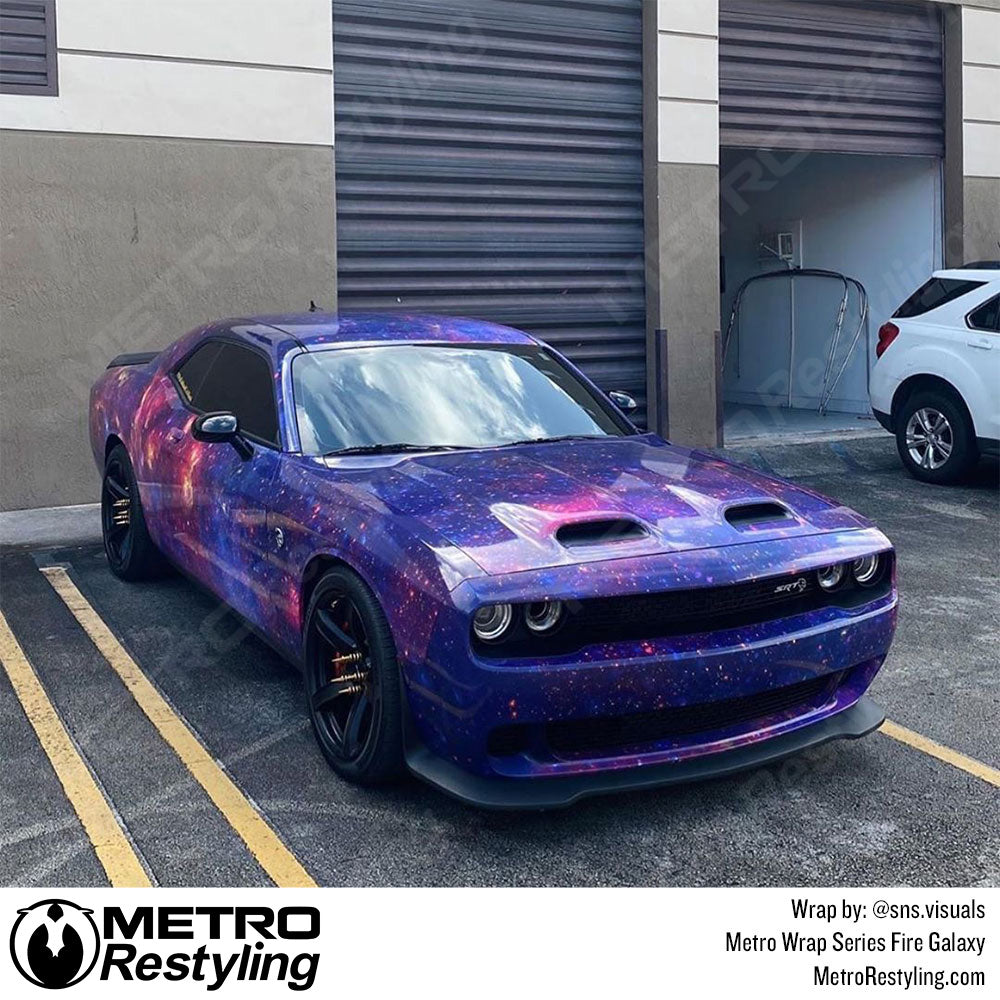Galaxy Fire Dodge Wrap