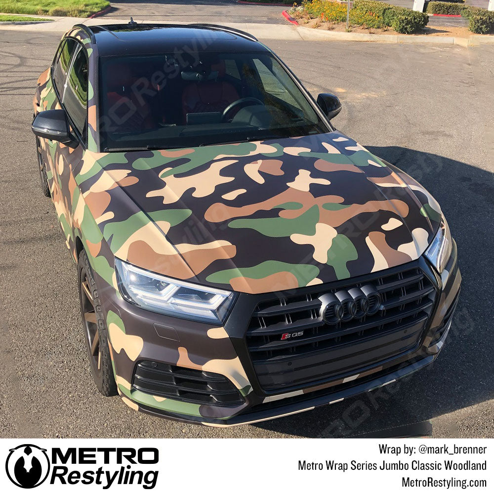Woodland Audi Camo Wrap