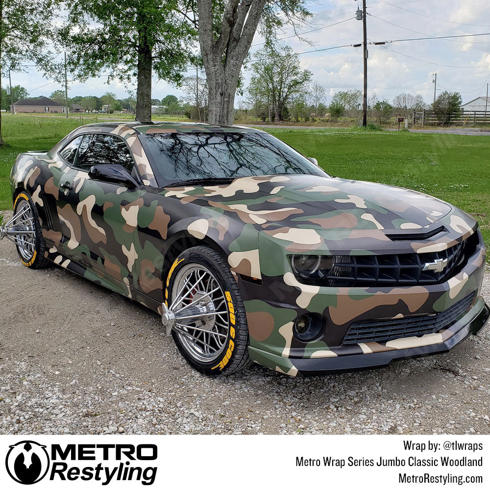 Charger Woodland Vinyl Wrap