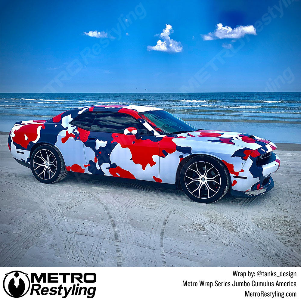 Metro Wrap Jumbo Cumulus America Camouflage wrap