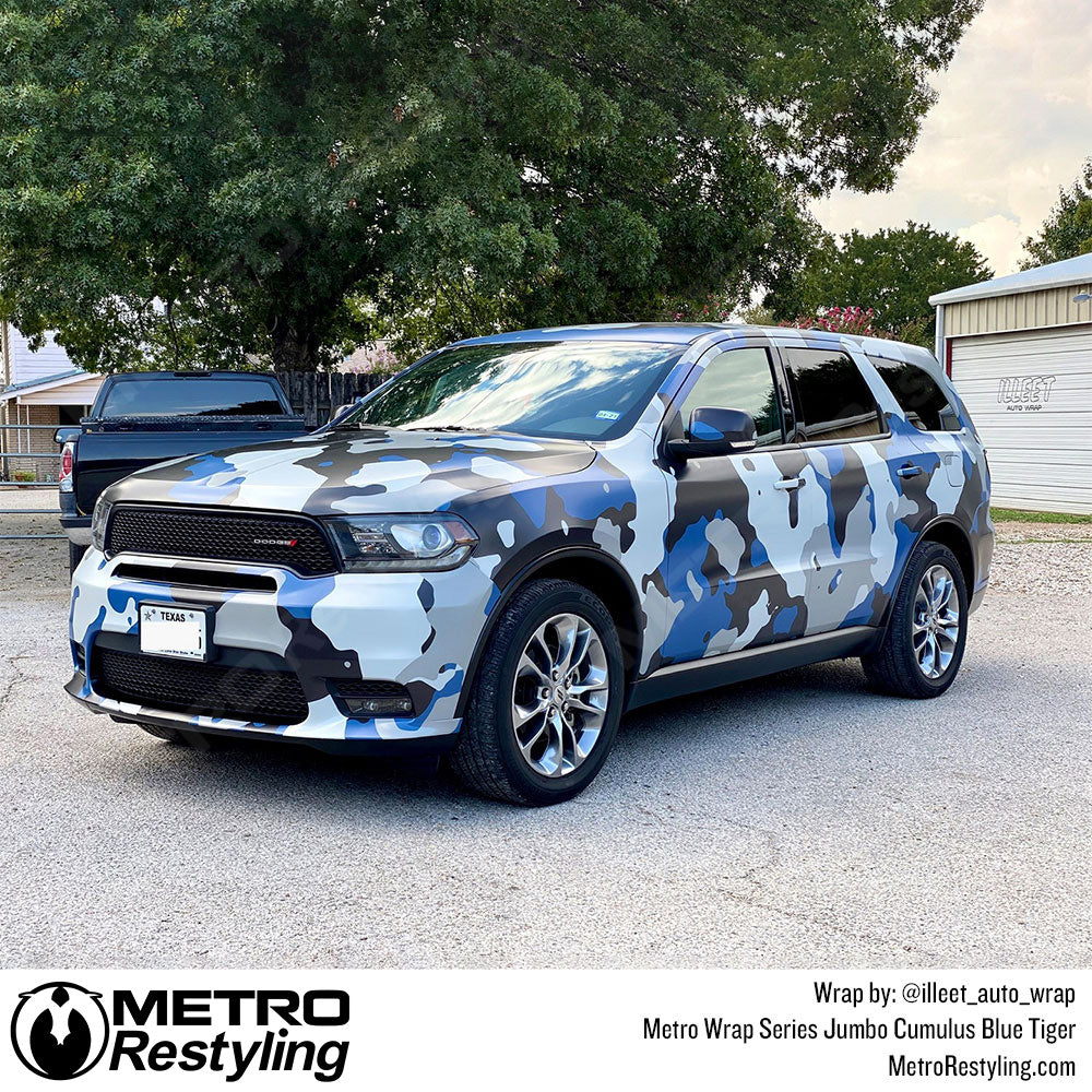 Metro Wrap Jumbo Cumulus Blue Tiger dodge
