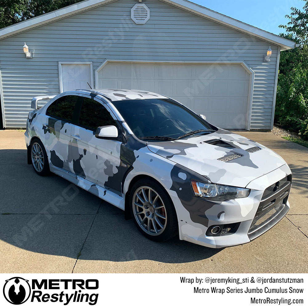 Metro Wrap Jumbo Cumulus Snow Camouflage