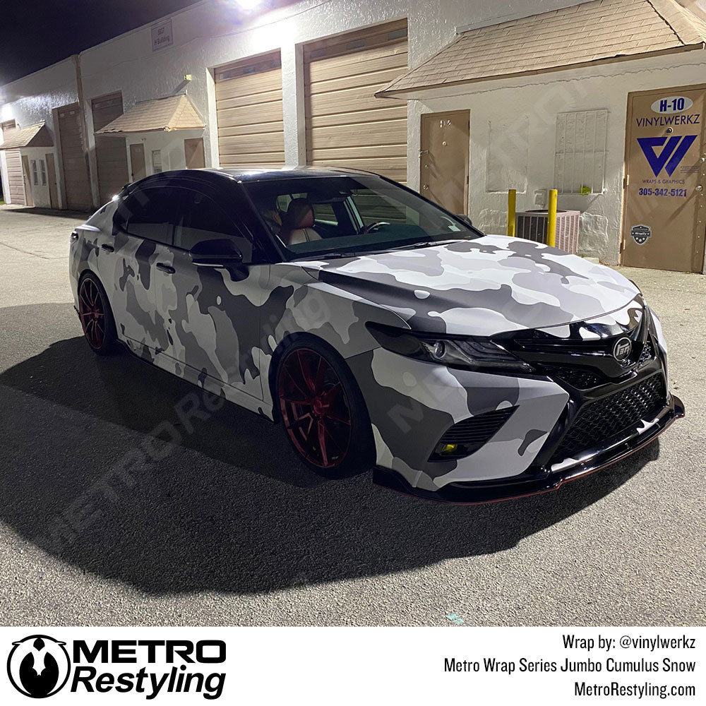 Metro Wrap Jumbo Cumulus Snow Camouflage