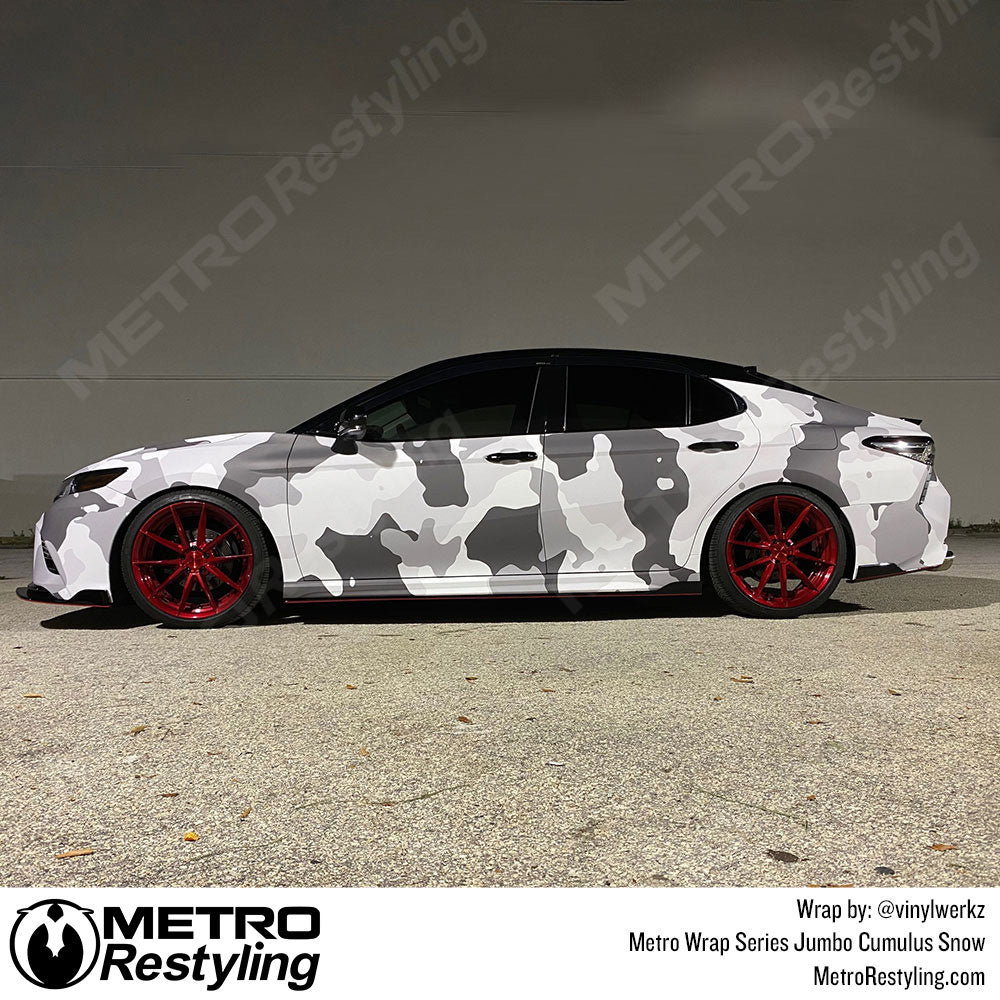 Metro Wrap Jumbo Cumulus Snow Camouflage