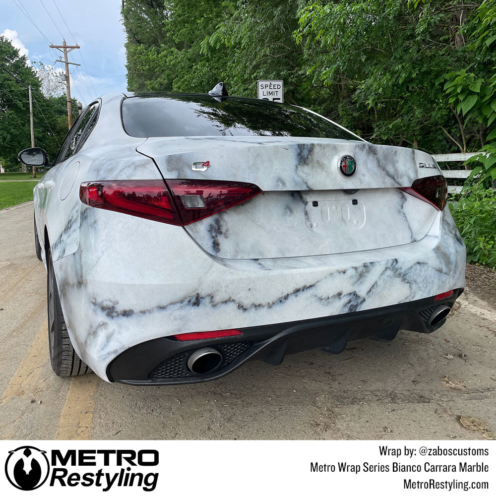 Metro Wrap Bianco Carrara Marble Alfa