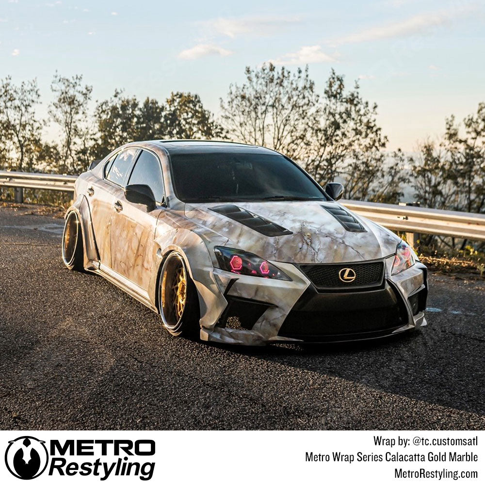 Metro Wrap Calacatta Gold Marble