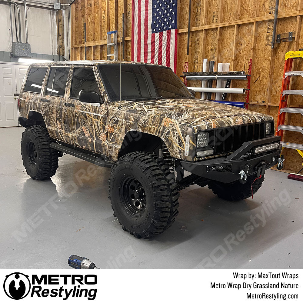 Dry Grassland Jeep Wrap