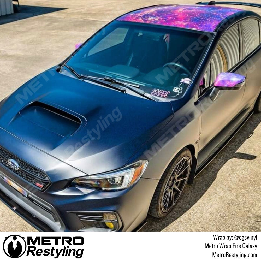 Fire Galaxy Roof Wrap