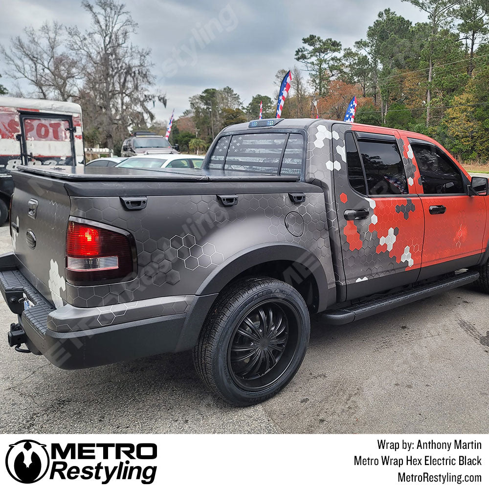 Hex Electric Black Wrap