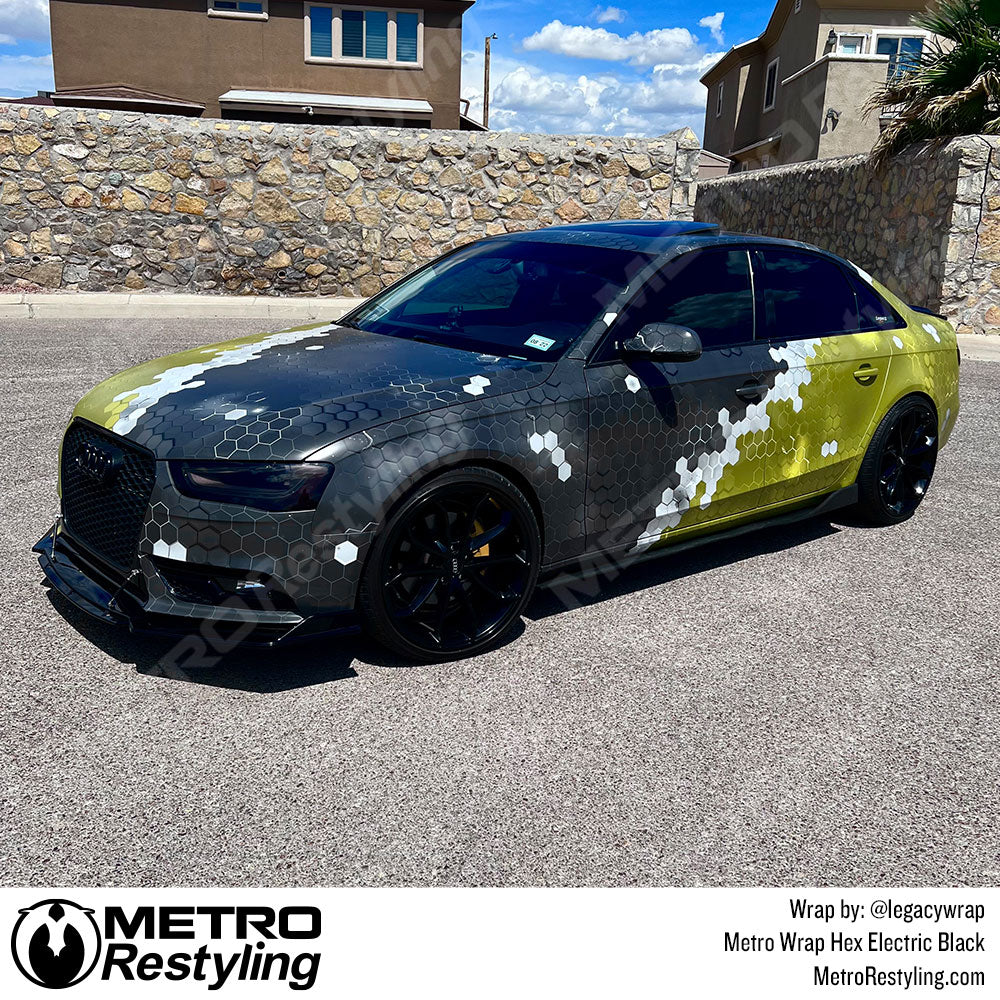 Electric Black Audi wrap