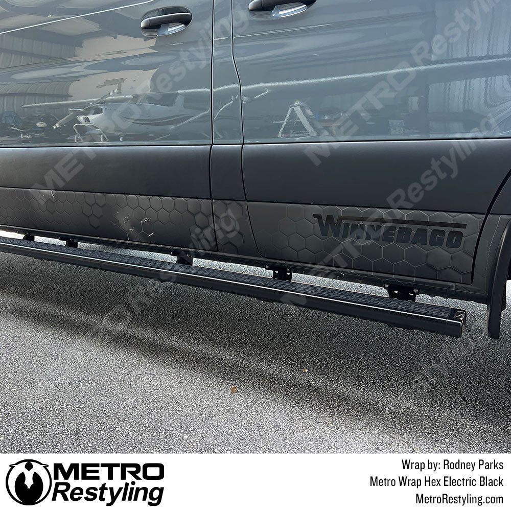 hex electric black wrap