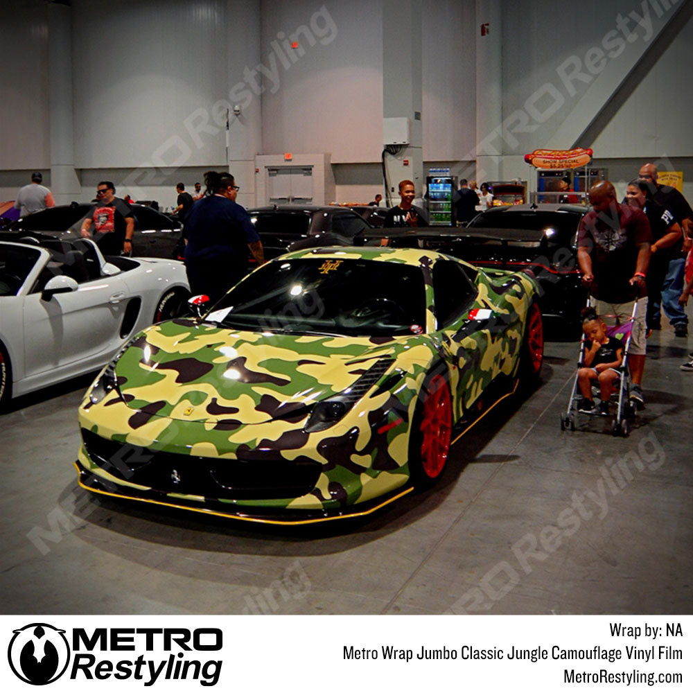 Metro Wrap Jumbo Classic Jungle Camouflage Vinyl