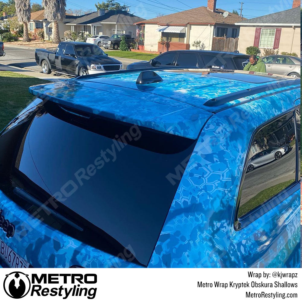 Kryptek Blue Camo wrap