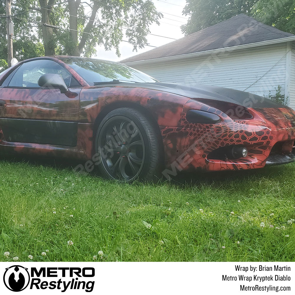 Kryptek Diablo Camo Mitsubishi Vinyl