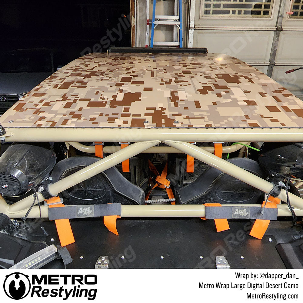Large Digital Desert ATV Wrap