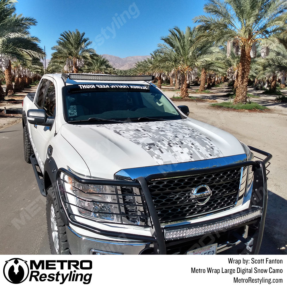 Large Digital snow camo