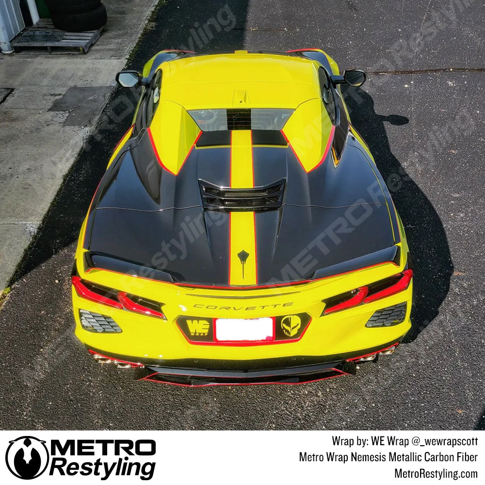 Chevy Corvette C8 Carbon Fiber Wrap