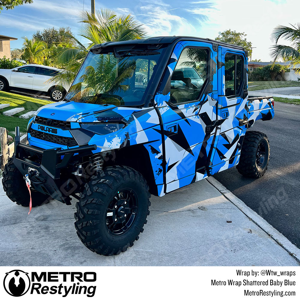 ATV Baby Blue Camo wrap